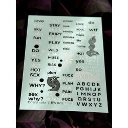 Чорно-білий 3D СЛАЙДЕР BW...