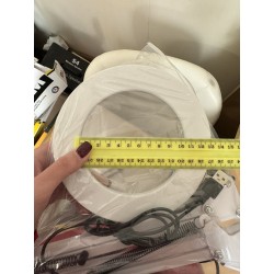 Чорна настільна лампа з 5Х збільшувальним склом Живлення від USB ___KRY560/710 (259)