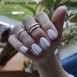 18 мл-банка полная под крышку геля для Наращивания Milky-МОЛОЧНЫЙ ___SLK (526)