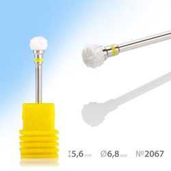 Керамічна фреза 3\32 Large Ball (XF) №107yellow/2067 ___KRY047/062 (2067)