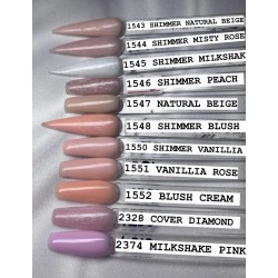 18 мл-банка полная под крышку геля для Наращивания  Blush cream-Кремовые румяна___SLK(1552)