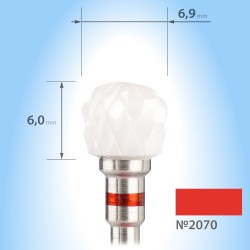 Керамічна фреза 3\32 Large Ball (F) №107RED/2070 ___KRY047/062 (2070)